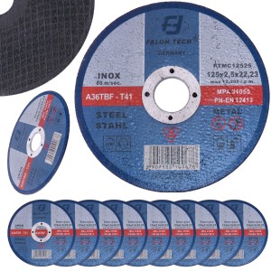 TARCZE TARCZA DO CIĘCIA METALU 125x2,5mm INOX 10sz
