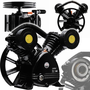KOMPRESOR SPRĘŻARKA 4KW DWUTŁOKOWA 8 BAR 600L/MIN DO KOMPRESORA 150-200L