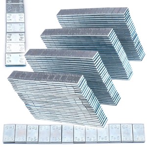 ODWAŻNIKI DO FELG ALUMINIOWYCH 100SZT PASKÓW X 5G KLEJONE OCYNKOWANE