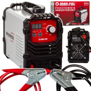 PROSTOWNIK INWERTOROWY 12V 24V Z ROZRUCHEM ŁADOWANIA AKUMULATORÓW 400A