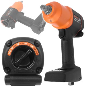 PNEUMATYCZNY KLUCZ UDAROWY 1/2" 880NM ELEKTRONICZNA REGULACJA SIŁY UDARU 
