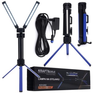 LAMPA NA STOJAKU DO WARSZTATU 10000 Lm 2 x 21700 4000 Mah