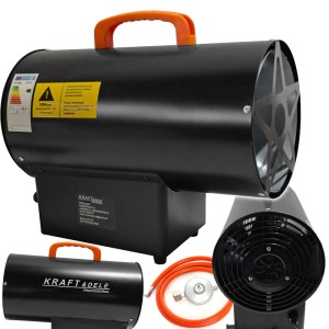 NAGRZEWNICA GAZOWA DMUCHAWA GRZEJNIK LPG 20kW 230V / 50Hz REDUKTOR 