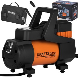 KOMPRESOR SAMOCHODOWY 12V SPRĘŻARKA DO POMPOWANIA OPON 200 PSI 45L/min 168W