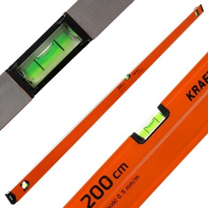 POZIOMICA ALUMINIOWA 200cm MAGNETYCZNA 3 LIBELLE