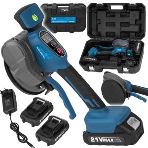 PRZYSSAWKA AKUMULATOROWA WIBRACYJNA 130mm 21V 80kg ZESTAW WALIZKA