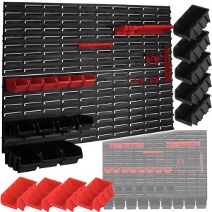 TABLICA WARSZTATOWA ORGANIZER AKCESORIA NA UCHWYTY HACZYKI 115x78CM SOLIDNA