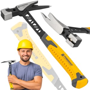 MŁOTEK CIESIELSKI DEKARSKI DO GWOŹDZI HARTOWANY STAL MONOBLOK MAGNES 920G
