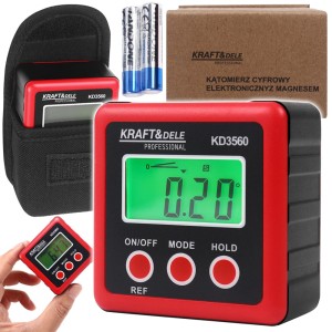 KĄTOMIERZ CYFROWY ELEKTRONICZNY Z MAGNESEM SOLIDNY