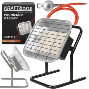 PROMIENNIK GAZOWY 4,5kW 37mBar SŁONECZKO PIECYK NA GAZ PŁYNNA REGULACJA 