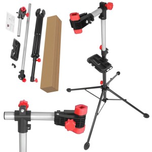 STOJAK ROWEROWY SERWISOWY Z REGULACJĄ 30 KG 25–45 mm + AKCESORIA