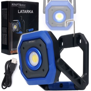 LATARKA WARSZTATOWA LED 2000lm BATERIA 4000mAh MAGNESY USB-C 