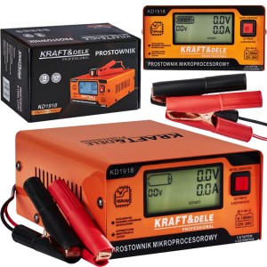 PROSTOWNIK MIKROPROCESOROWY AKUMULATOROWY ŁADOWARKA 12/24V 10A REGENERACJA