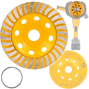 TARCZA GARNKOWA DIAMENTOWA DO SZLIFOWANIA BETONU KAMIENIA SEGMENTOWA 125MM