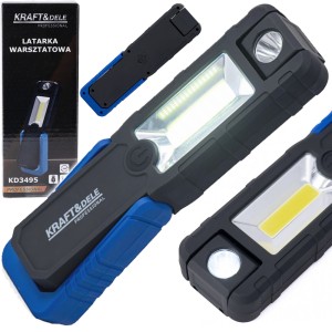 KOMPAKTOWA LATARKA AKUMULATOROWA WARSZTATOWA LAMPKA LED 250LM 2500mAh USB