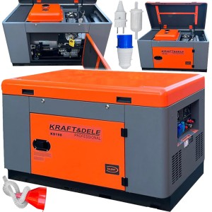 AGREGAT PRĄDOTWÓRCZY GENERATOR PRĄDU DIESEL JEDNOFAZOWY 15500W 230V/50Hz