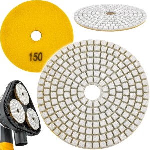 TARCZA DIAMENTOWA 150 DO SZLIFOWANIA POLEROWANIA BETONU GRESU CEGŁY 100mm