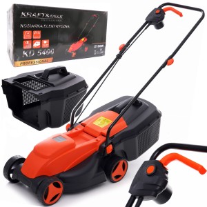 KOSIARKA ELEKTRYCZNA 2100W NÓŻ 32cm KOSZ 30L MOCNA 25-65mm