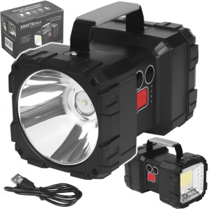 LATARKA LED AKUMULATOROWA SZPERACZ DWUSTRONNA POWERBANK TAKTYCZNA 7 TRYBÓW