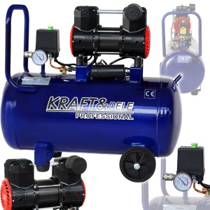 KOMPRESOR BEZOLEJOWY SPRĘŻARKA POWIETRZA 50L 1500W 230V/50Hz 2800rpm 8BAR