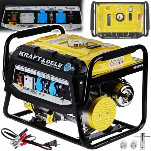 AGREGAT PRĄDOTWÓRCZY GENERATOR PRĄDU 3500W 7KM 4-SUW JEDNOFAZOWY BENZYNA