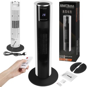 TERMOWENTYLATOR CERAMICZNY 2000W +PILOT 2 POZIOMY MOCY LED 39 DB 50 M³/H