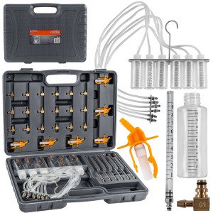 ZESTAW DIAGNOSTYCZNY WTRYSKIWACZY COMMON RAIL 31 EL. TESTER DIESEL ADAPTERY