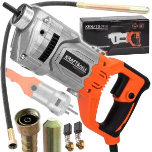 WIBRATOR ZAGĘSZCZARKA DO BETONU 4000 obr./min 1300W 230V/50Hz + BUŁAWA 2M