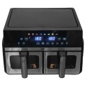 Frytkownica beztłuszczowa Air Fryer dwu komorowa 2x4,5L Bass Polska_4.jpg