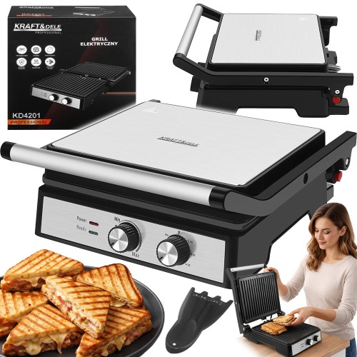 Grill elektryczny 2400W + tacka na tłuszcz KD4201_1.jpg
