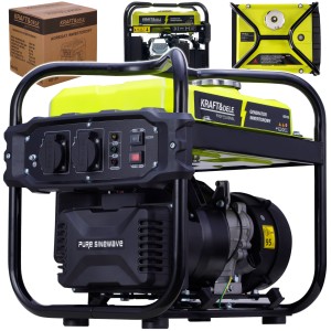 AGREGAT PRĄDOTWÓRCZY GENERATOR PRĄDU INWERTOROWY BENZYNA 2KW 4KM 4-SUWOWY