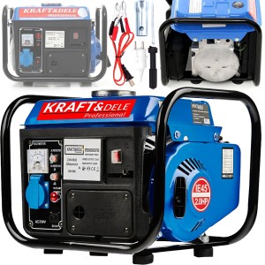 AGREGAT PRĄDOTWÓRCZY GENERATOR PRĄDU JEDNOFAZOWY 1200W 230V/50Hz BENZYNA