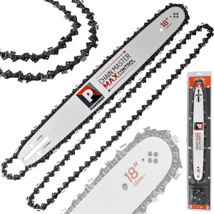 PROWADNICA DO PIŁY SPALINOWEJ +2 ŁAŃCUCHY 72 OGN 18"/45cm 1,5mm SKOK 0,325"