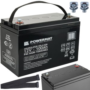 AKUMULATOR KWASOWO-OŁOWIOWY VRLA AGM 12V 100Ah BATERIA DO UPS C20