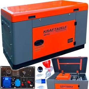 AGREGAT PRĄDOTWÓRCZY DIESEL JEDNOFAZOWY 19000W GENERATOR 18/19 kW 230V/50Hz