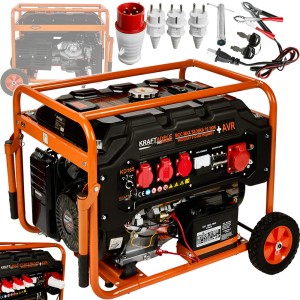 AGREGAT PRĄDOTWÓRCZY GENERATOR PRĄDU 5500W 15KM 3-FAZOWY 4-SUW BENZYNA