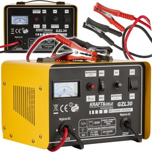 PROSTOWNIK SAMOCHODOWY MIKROPROCESOROWY ŁADOWARKA 30A 12/24V 90-250Ah