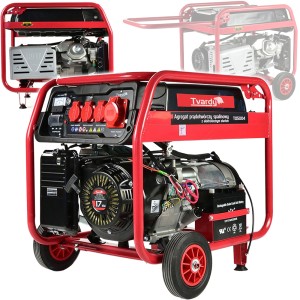 AGREGAT PRĄDOTWÓRCZY GENERATOR PRĄDU 8500W 8,5kW AVR 400V 230V 17KM BENZYNA