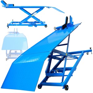 PODNOŚNIK MOTOCYKLOWY HYDRAULICZNY PLATFORMOWY 450KG 210-825mm