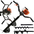 Świder spalinowy(2os.) + wiertła(10cm,20cm,30cm) + adapter 50cm_1.jpg