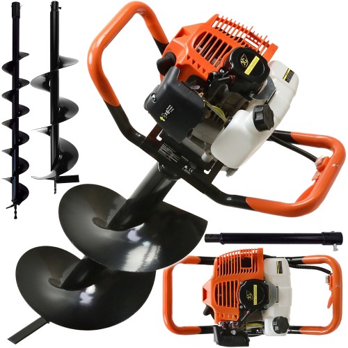 Świder spalinowy + wiertła(10cm,20cm,30cm) + adapter 50cm_1.jpg