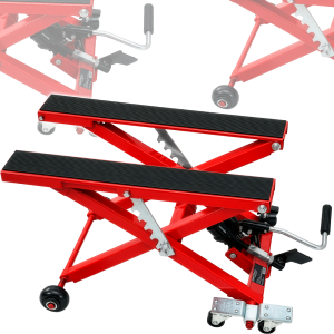 PODNOŚNIK HYDRAULICZNY PLATFORMOWY DO MOTOCYKLI QUADÓW 500kg 680×370mm