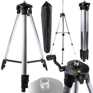 STATYW DO POZIOMICY LASEROWEJ TRÓJNÓG DO LASERA TRIPOD 43-120cm GWINT 5/8"
