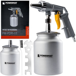 PISTOLET PNEUMATYCZNY DO PIASKOWANIA ZBIORNIK 1000ML 160L/MIN DO RDZY FARBY
