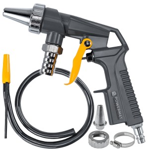 PISTOLET PNEUMATYCZNY DO PIASKOWANIA 8 BAR WĄŻ 100cm 160L/MIN DO RDZY FARBY