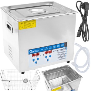 MYJKA ULTRADŹWIĘKOWA 10L 250W WANNA KOSZ ZE STALI NIERDZEWNEJ WYŚWIETLACZ