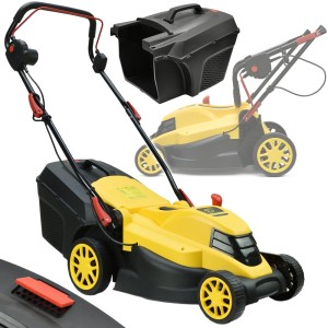 KOSIARKA ELEKTRYCZNA DO TRAWY 38cm REGULACJA WYSOKOŚCI 40L 230V/50Hz