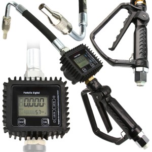 ELEKTRONICZNY PISTOLET DOZUJĄCY POMPA DO OLEJU SILNIKOWEGO 1/2" LICZNIK 