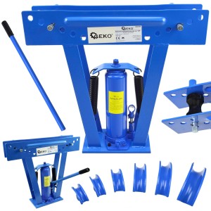 GIĘTARKA HYDRAULICZNA DO RUR 2 CALI 12T ZESTAW KĄTOWA 6 PROFILI