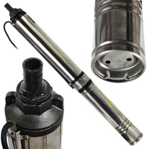 POMPA GŁĘBINOWA QJD-2-62/15 HERMETYCZNA 1,5kW 90L/min 95mm 1,5" DO STUDNI
